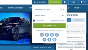comment ouvrir 1xbet