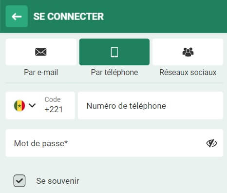 Connexion Mobile BetWinner