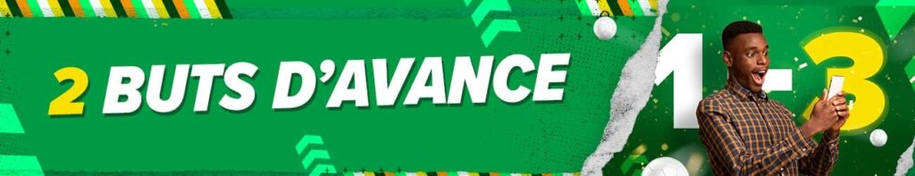 Premier Bet 2 buts d'avance